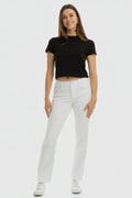 1822 Better Butter Mid-Rise White Jean | RIDGEWOOD, NJ | MOONFLOWER BOUTIQUE