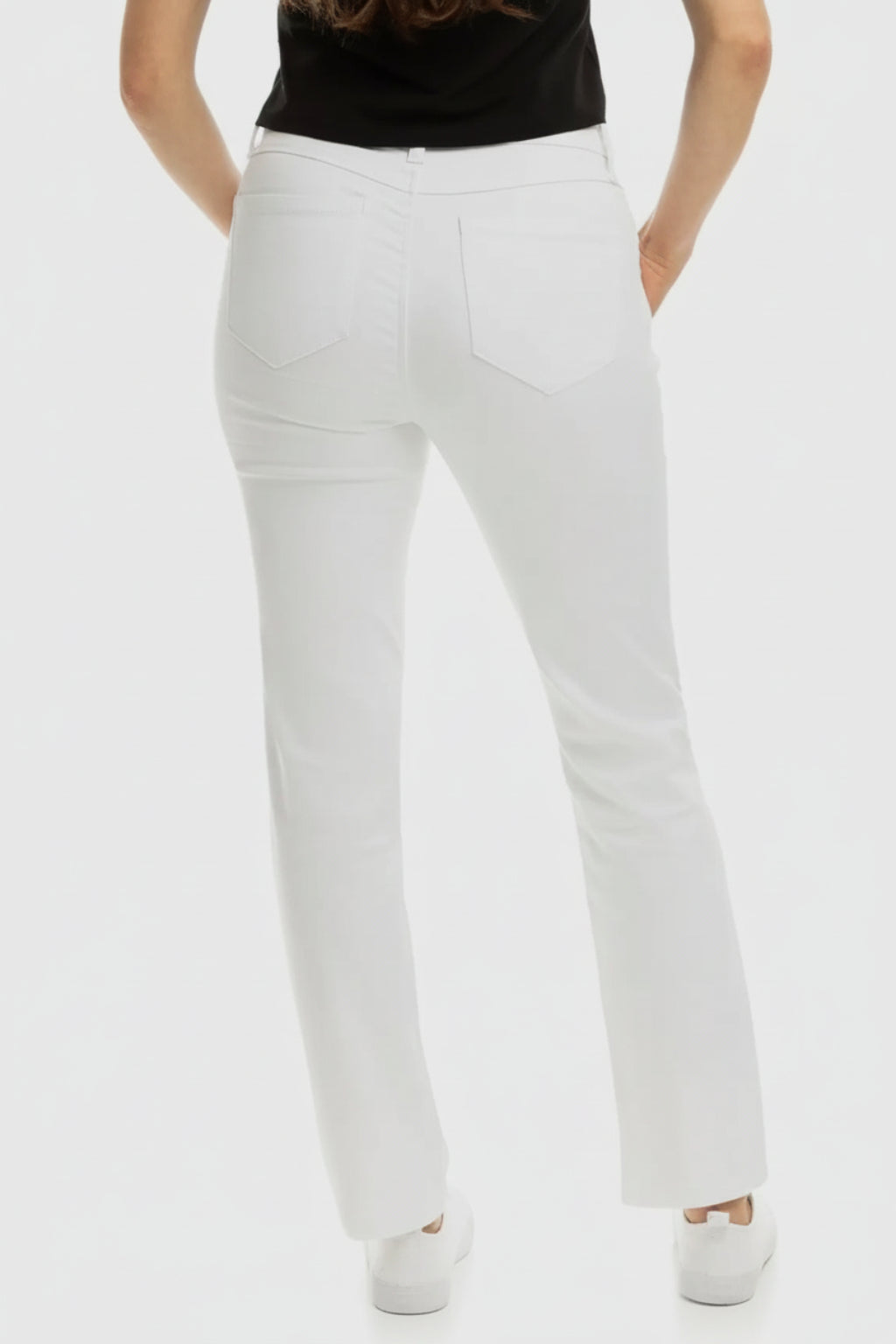 1822 Better Butter Mid-Rise White Jean | RIDGEWOOD, NJ | MOONFLOWER BOUTIQUE