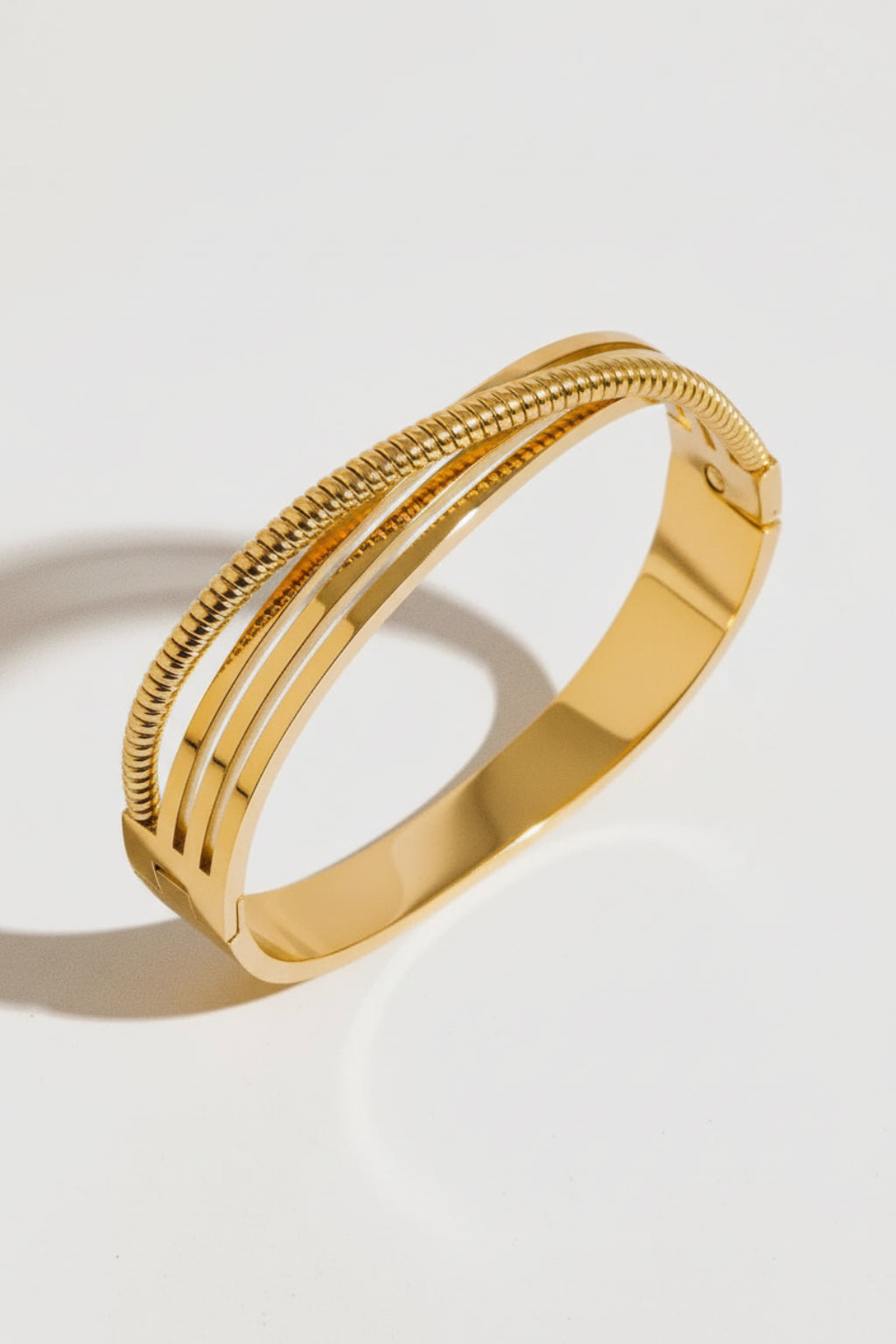 18K Gold Filled Sculptural Wrap Bracelet | RIDGEWOOD, NJ | MOONFLOWER BOUTIQUE