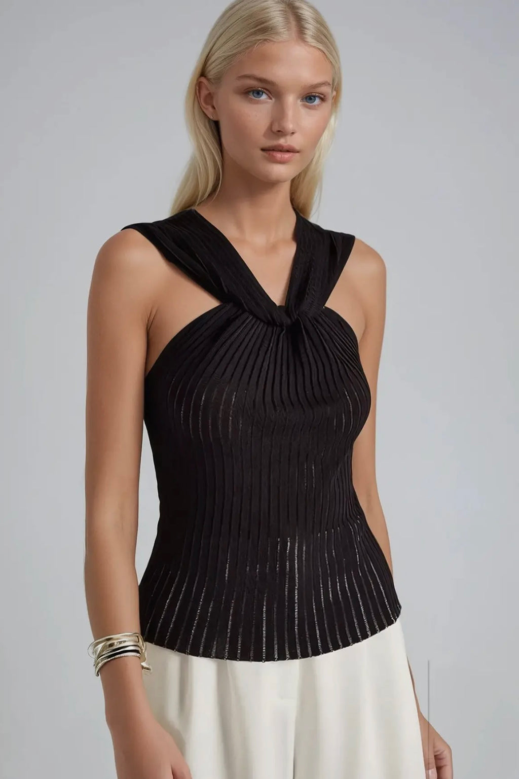 Black Sheer Top | RIDGEWOOD, NJ | MOONFLOWER BOUTIQUE