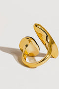 Christophe Agate Stone Ring 18K Gold Dipped | RIDGEWOOD, NJ | MOONFLOWER BOUTIQUE