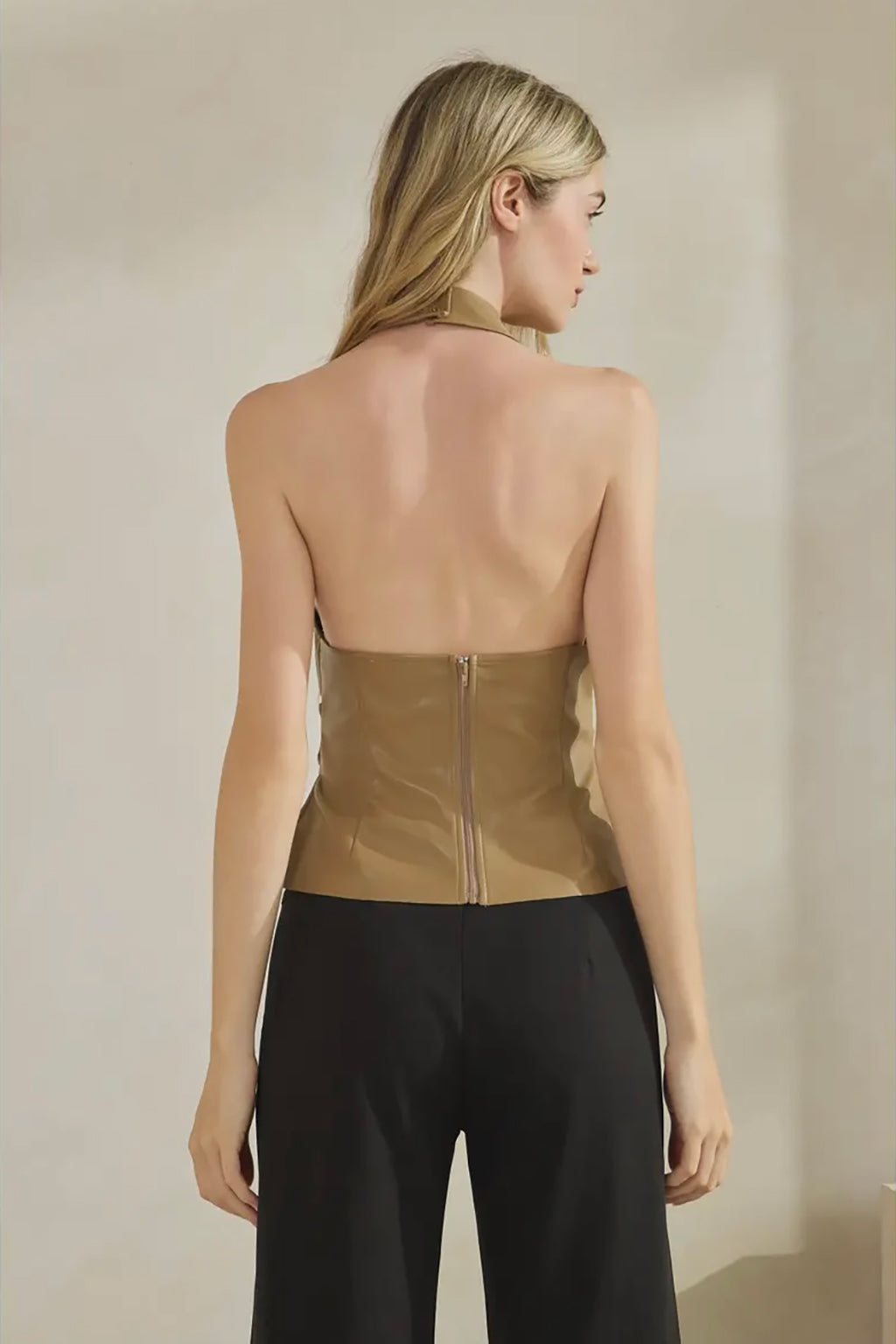 Drape Halter Top | RIDGEWOOD, NJ | MOONFLOWER BOUTIQUE