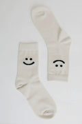 Happy Face Crew Sock | RIDGEWOOD, NJ | MOONFLOWER BOUTIQUE