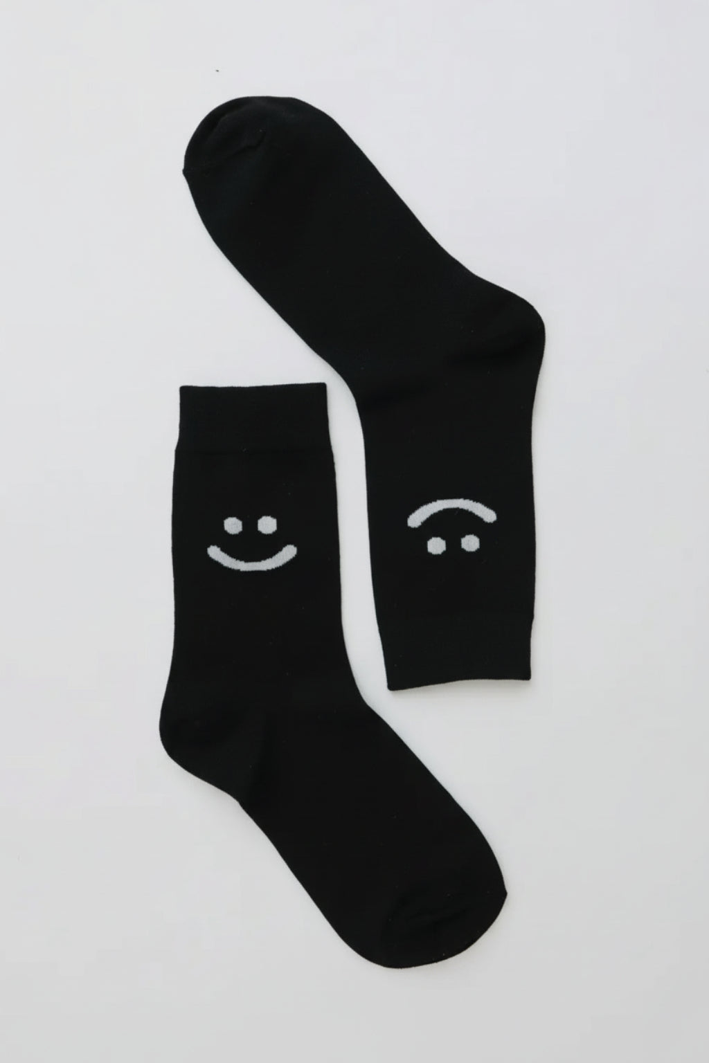 Happy Face Crew Sock | RIDGEWOOD, NJ | MOONFLOWER BOUTIQUE