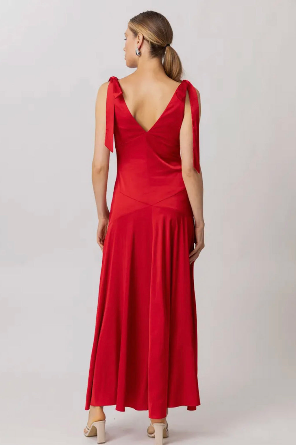 Harles Red Maxi Dress| RIDGEWOOD, NJ | MOONFLOWER BOUTIQUE
