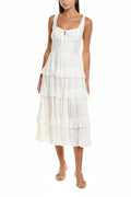 Maison Ruffle Trim Tiered Maxi Dress | RIDGEWOOD, NJ | MOONFLOWER BOUTIQUE