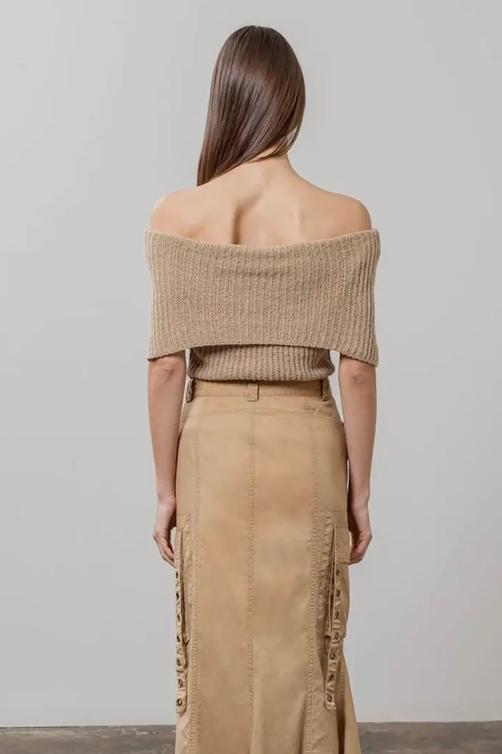 Off The Shoulder Short Sleeve Sweater | RIDGEWOOD, NJ | MOONFLOWER BOUTIQUE