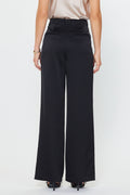 Silky Pin Tucked Trouser | RIDGEWOOD, NJ | MOONFLOWER BOUTIQUE