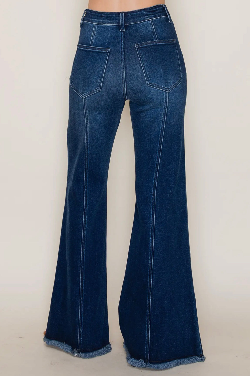 Wide Leg Palazzo Jeans | RIDGEWOOD, NJ | MOONFLOWER BOUTIQUE